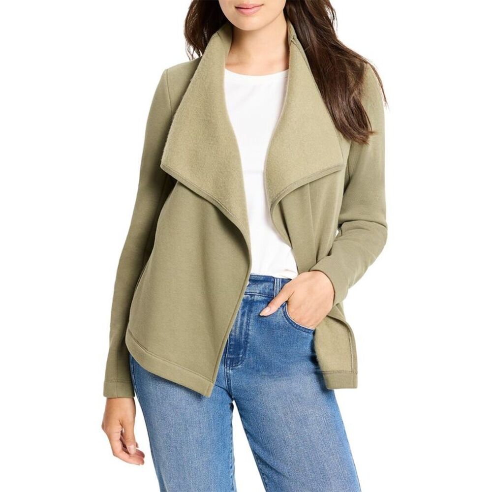 Nic+Zoe Womens Lounge Around Moto Jacket